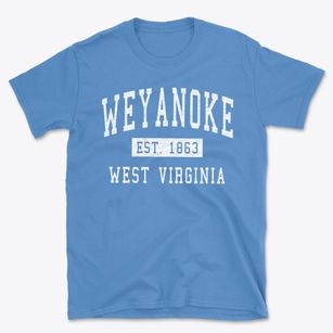Weyanoke West Virginia Classic Established Basic T-Shirt