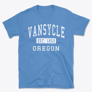 Vansycle Oregon Classic Established Basic T-Shirt