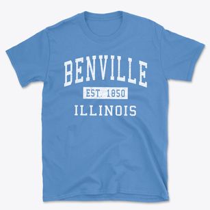 Benville Illinois Classic Established Basic T-Shirt