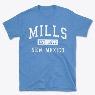 Mills New Mexico Classic Established Basic T-Shirt