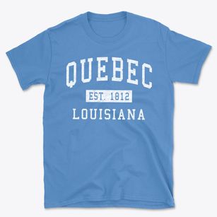 Quebec Louisiana Classic Established Basic T-Shirt