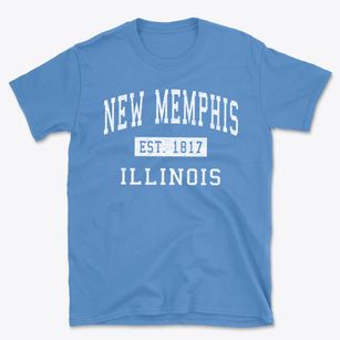 New Memphis Illinois Classic Established Basic T-Shirt