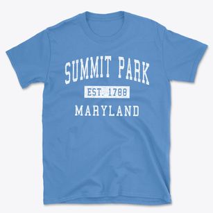 Summit Park Maryland Classic Established Basic T-Shirt