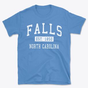 Falls North Carolina Classic Established Basic T-Shirt