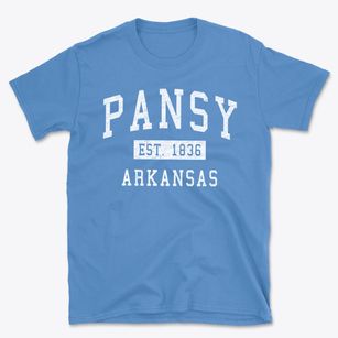 Pansy Arkansas Classic Established Basic T-Shirt