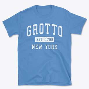 Grotto New York Classic Established Basic T-Shirt