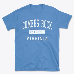 Comers Rock Virginia Classic Established Basic T-Shirt