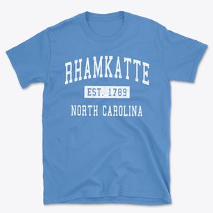 Rhamkatte North Carolina Classic Established Basic T-Shirt