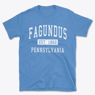 Fagundus Pennsylvania Classic Established Basic T-Shirt
