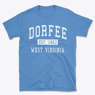 Dorfee West Virginia Classic Established Basic T-Shirt