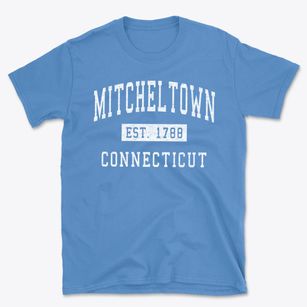Mitcheltown Connecticut Classic Established Basic T-Shirt