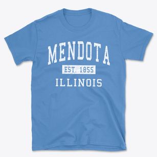 Mendota Illinois Classic Established Basic T-Shirt