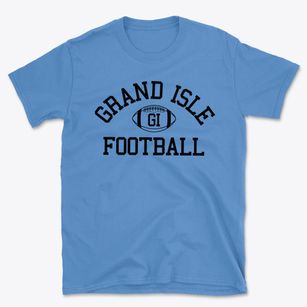 Grand Isle School Classic Football Basic T-Shirt