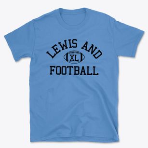 Lewis And Clark Campus Classic Football Basic T-Shirt