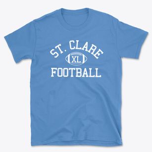 Saint Clare Of Assisi School Classic Football Basic T-Shirt