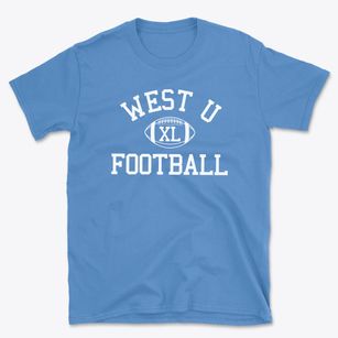 West University High School Classic Football Basic T-Shirt