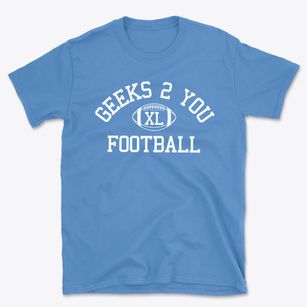 Geeks 2 You Tucson Classic Football Basic T-Shirt
