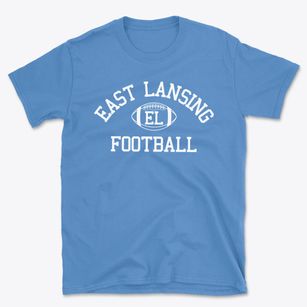 East Lansing High School Classic Football Basic T-Shirt