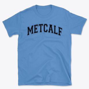 Metcalf Elementary School Varsity Arch Basic T-Shirt