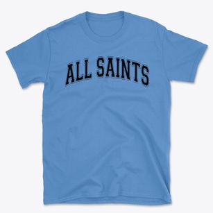 All Saints Catholic School Varsity Arch Basic T-Shirt