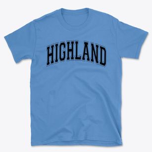 Highland High School Varsity Arch Basic T-Shirt