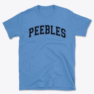Peebles Elementary School Varsity Arch Basic T-Shirt