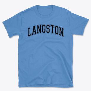 Langston Aerospace/environmental Studies Varsity Arch Basic T-Shirt