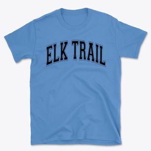 Elk Trail Elementary School Varsity Arch Basic T-Shirt