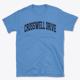 Crosswell Drive Elementary School Varsity Arch Basic T-Shirt