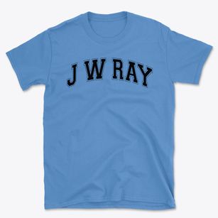 J W Ray Learning Center Varsity Arch Basic T-Shirt