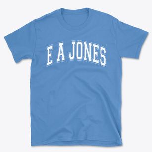 E A Jones Elementary School Varsity Arch Basic T-Shirt
