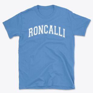 Roncalli High School Varsity Arch Basic T-Shirt