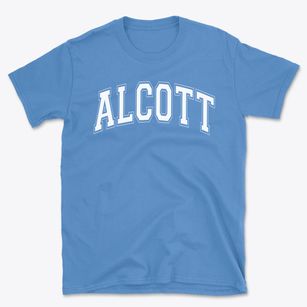 Alcott Elementary School Varsity Arch Basic T-Shirt