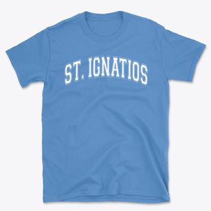 St Ignatios Of Antioch Parish Varsity Arch Basic T-Shirt