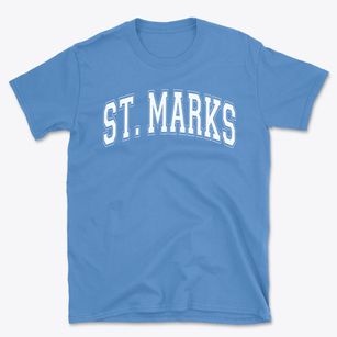 Saint Marks Episcopal Preschool Varsity Arch Basic T-Shirt
