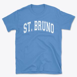 Saint Bruno Parish Varsity Arch Basic T-Shirt