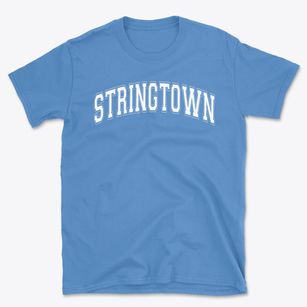 Stringtown Elementary School Varsity Arch Basic T-Shirt