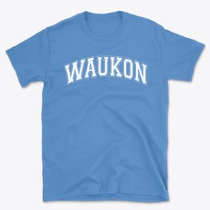 Waukon Senior High School Varsity Arch Basic T-Shirt
