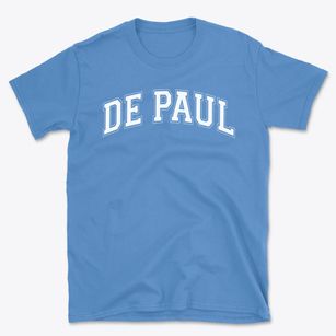 The De Paul School Varsity Arch Basic T-Shirt