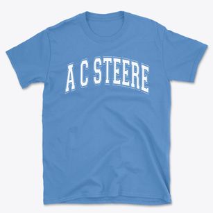 A C Steere Elementary School Varsity Arch Basic T-Shirt