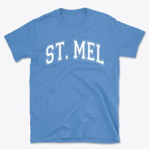 Saint Mel Catholic School Varsity Arch Basic T-Shirt
