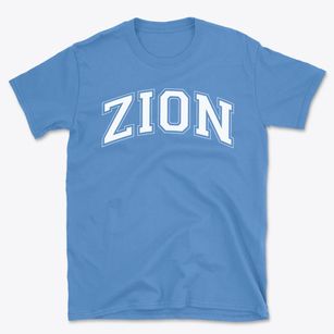 Zion Lutheran School Varsity Arch Basic T-Shirt