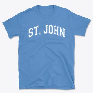 Saint John The Baptist School Varsity Arch Basic T-Shirt