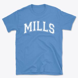 Mills Elementary School Varsity Arch Basic T-Shirt