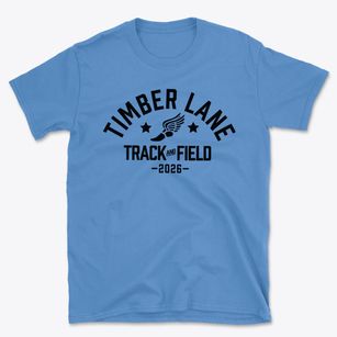 Timber Lane Elementary School Track and Field Basic T-Shirt