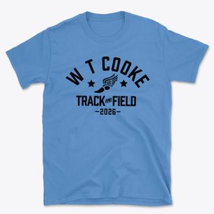 W T Cooke Elementary School Track and Field Basic T-Shirt