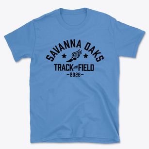 Savanna Oaks Middle School Track and Field Basic T-Shirt