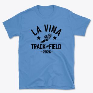 La Vina Middle School Track and Field Basic T-Shirt
