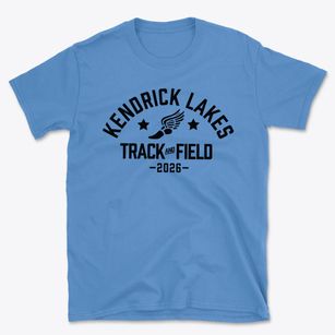Kendrick Lakes Elementary School Track and Field Basic T-Shirt