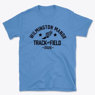 Wilmington Manor Elementary School Track and Field Basic T-Shirt